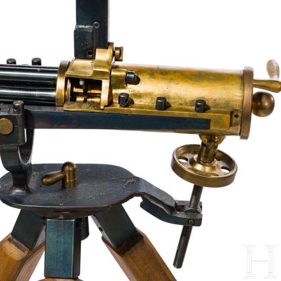 A model of a Gatling Gun, M 1862
