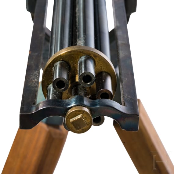 A model of a Gatling Gun, M 1862