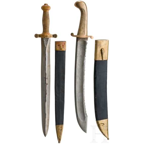 Two fascine knifes, 19th/20th century