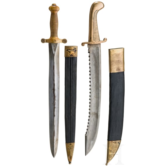 Two fascine knifes, 19th/20th century