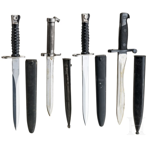 Four bayonets (CH, ES, SE)
