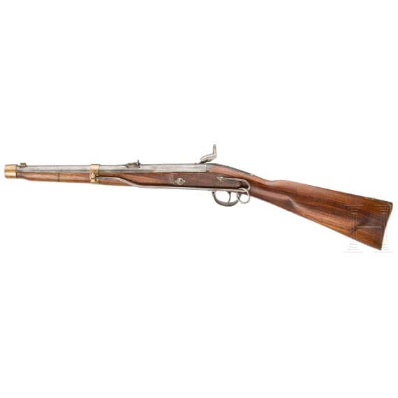 A percussion cavalry carbine, Suhl, circa 1840
