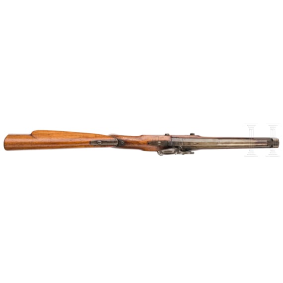 Hamburg - A percussion carbine pistol M 1855/56