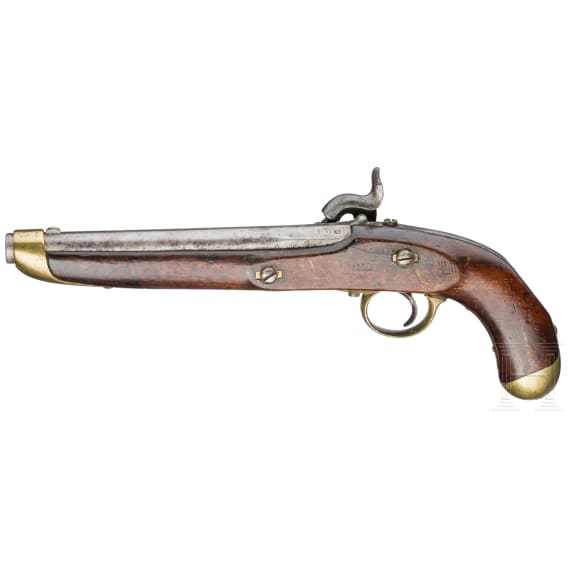 A cavalry carbine percussion pistol M 1851, Suhl