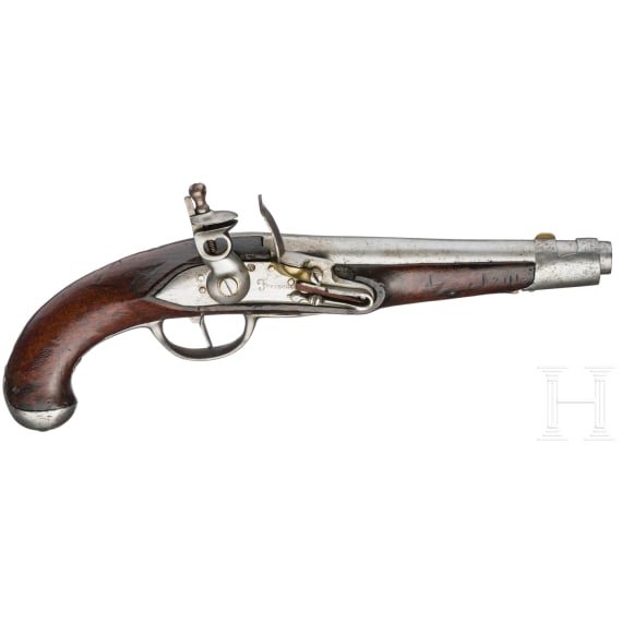 An M 1806 Fortschau flintlock pistol