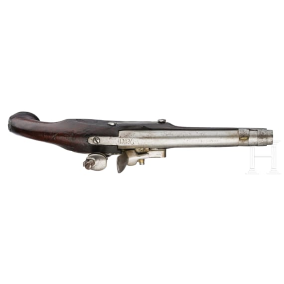 An M 1806 Fortschau flintlock pistol