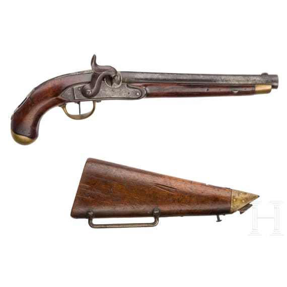 Hanover - a percussion carbine pistol M 1816