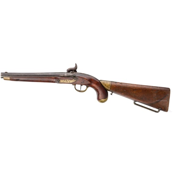 Hanover - a percussion carbine pistol M 1816