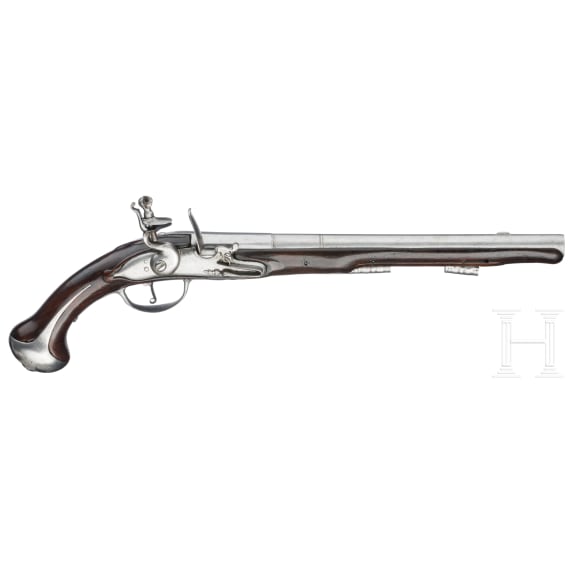A cavalry flintlock pistol, Suhl, early 18th century