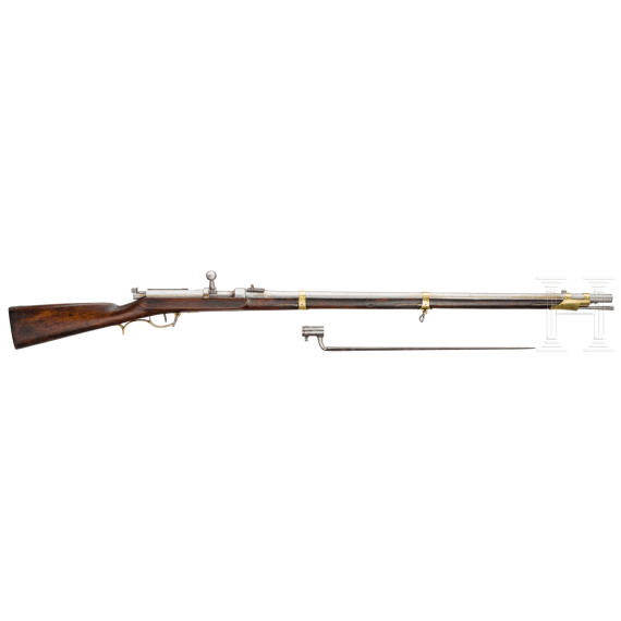 Infanteriegewehr M 1841 mit Bajonett, Saarn