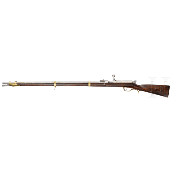 Infanteriegewehr M 1841 mit Bajonett, Saarn