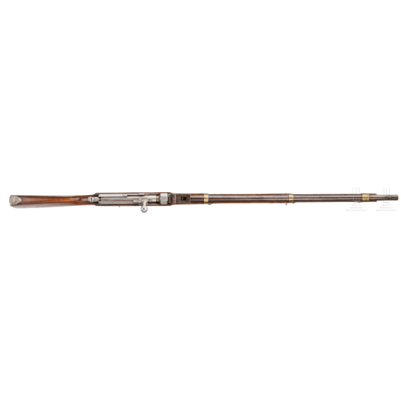 An M 1862 infantry rifle by Spandau, with bayonet
