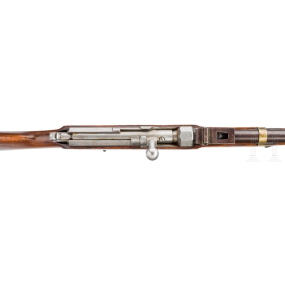 An M 1862 infantry rifle by Spandau, with bayonet