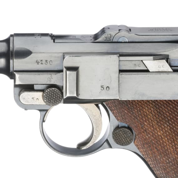 Pistole 08, DWM, 1912, ohne Kupplungsleiste