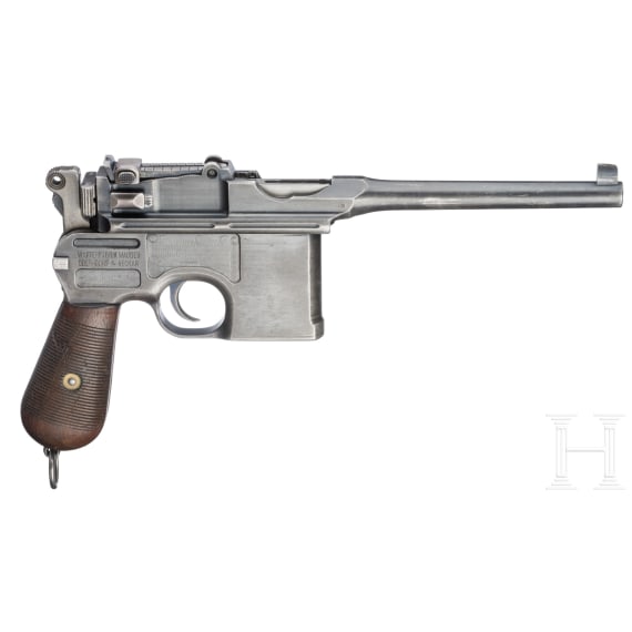 Mauser Mod. C 96/16, mit Anschlagkasten