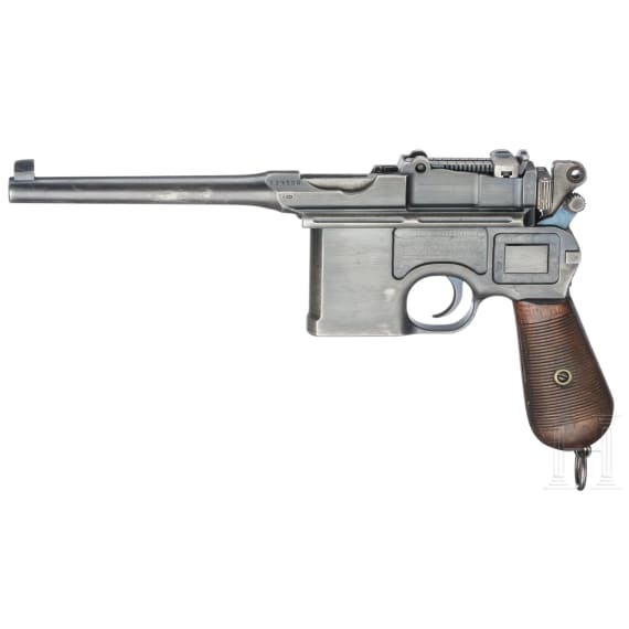 Mauser Mod. C 96/16, mit Anschlagkasten