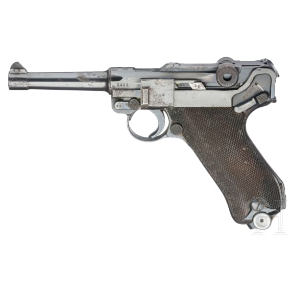 Mauser Pistole 08, Code "1938 S/42", mit Koffertasche