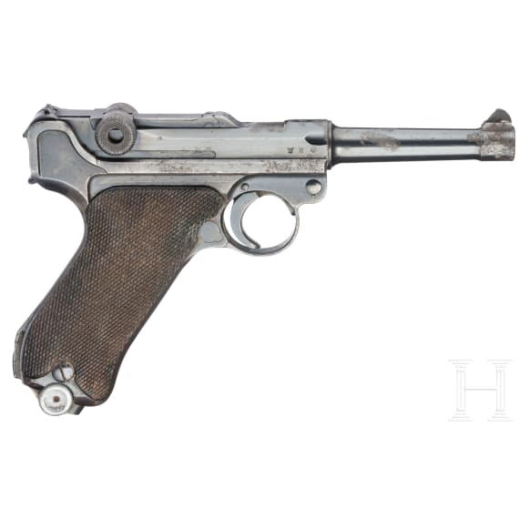Mauser Pistole 08, Code "1938 S/42", mit Koffertasche