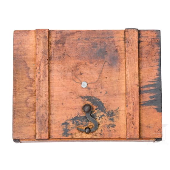 A Spreewerk Mod. P 38, code "cyq", with holster and wooden pistol case