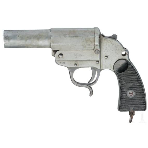 Zink-Signalpistole Walther Mod. Heer, Code "ac 43"