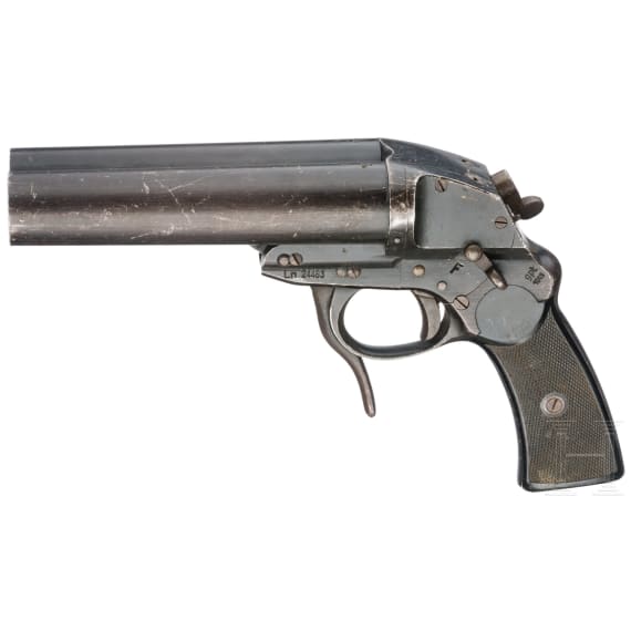 Doppell&auml;ufige Fliegerleuchtpistole Mod. L, Code "gpt - 1943"