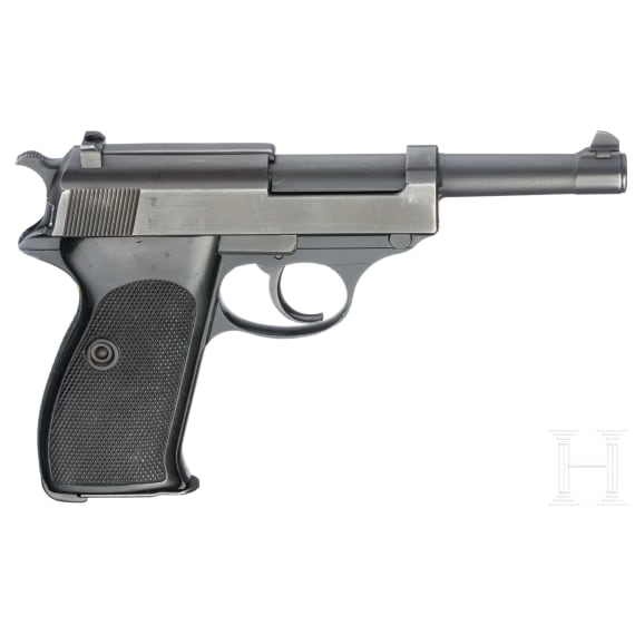 Manurhin Pistolet P 1, Polizei Westberlin, mit Tasche