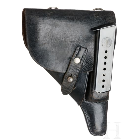 Manurhin Pistolet P 1, Polizei Westberlin, mit Tasche