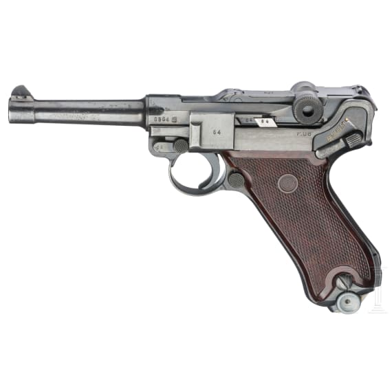 Mauser Pistole 08, Code "42 byf", (1942) Polizei