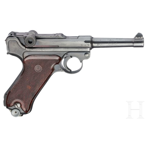 Mauser Pistole 08, Code "42 byf", (1942) Polizei