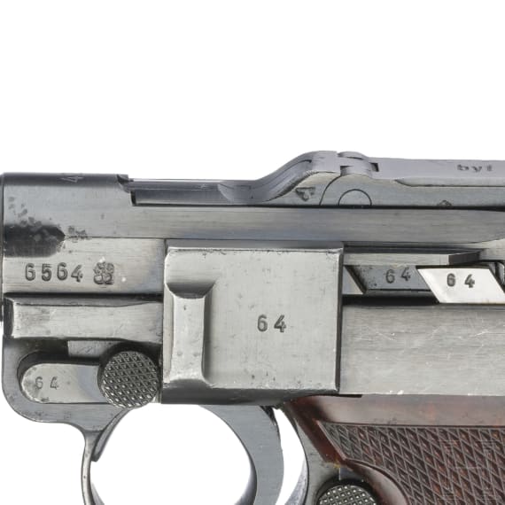Mauser Pistole 08, Code "42 byf", (1942) Polizei
