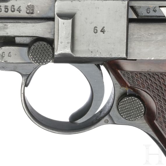 Mauser Pistole 08, Code "42 byf", (1942) Polizei