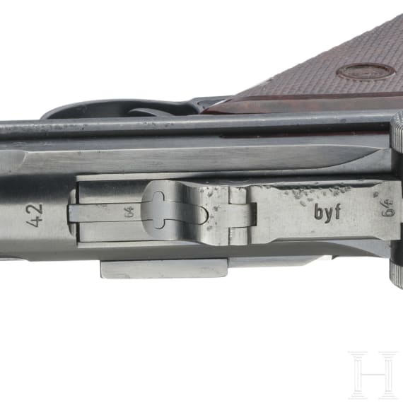 Mauser Pistole 08, Code "42 byf", (1942) Polizei