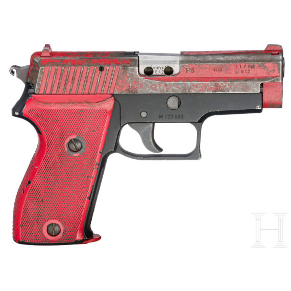 SIG Sauer Mod. P 6 &Uuml;b, Polizei NW, in SIG-Sauer Box