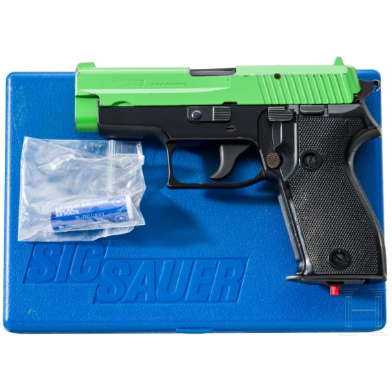 SIG Sauer Mod. P 6 &Uuml;b-Laserpistole, Polizei NW, in Box