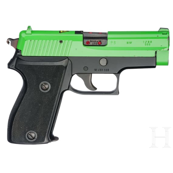SIG Sauer Mod. P 6 &Uuml;b-Laserpistole, Polizei NW, in Box