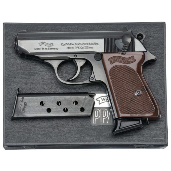 Walther (Ulm) Mod. PPK, Polizei Hamburg, in Box