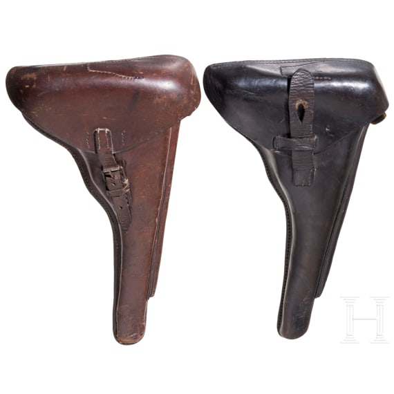 Two holsters for Artillery Lugers