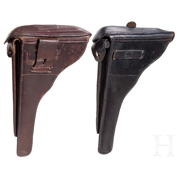 Two holsters for Artillery Lugers