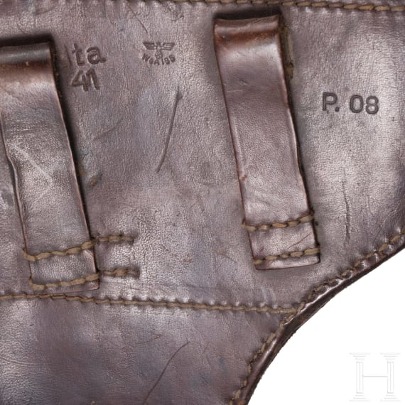 Two Luger holsters, WW II