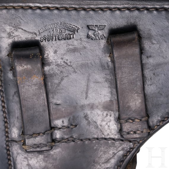 Two Luger holsters, WW II