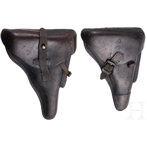 Two holsters for Police Lugers