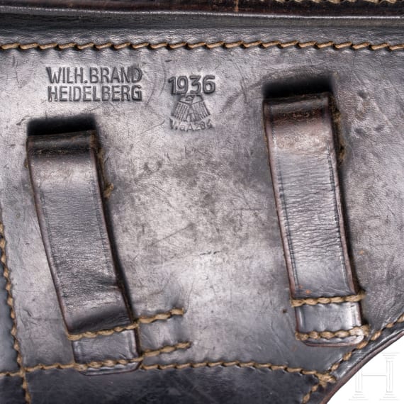 Two Luger holsters, WW II