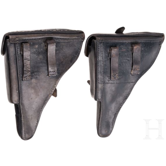 Two holsters for Police Lugers