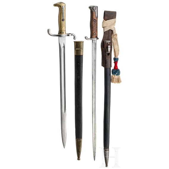 Two bayonets M71 and M 98 lang n.A.
