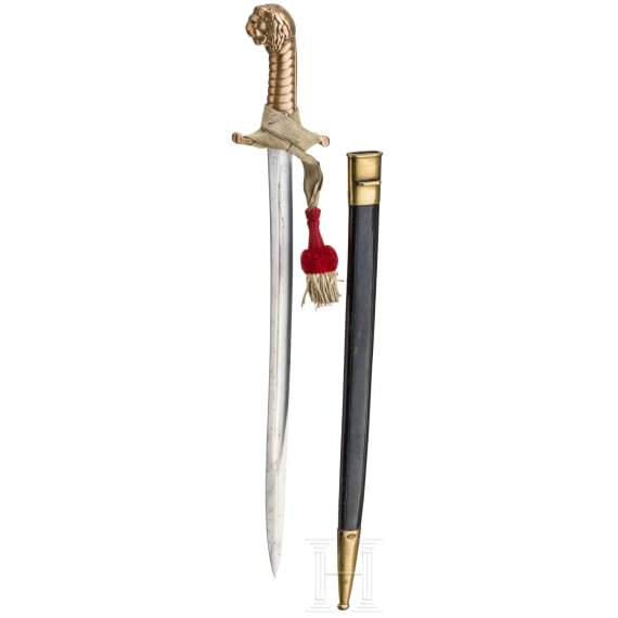 A Bavarian Artillery Bayonet M 92, with knot