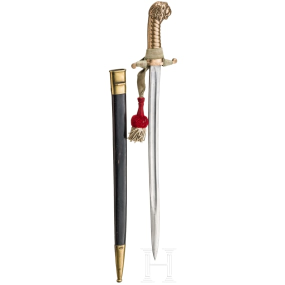 A Bavarian Artillery Bayonet M 92, with knot