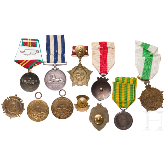 Eleven awards, including those from Great Britain, Russia, and Spain