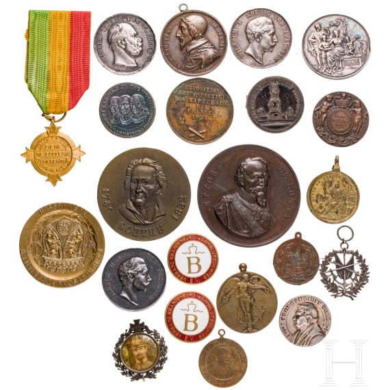 Sammlung verschiedener Internationaler Medaillen aus dem 19./ 20. Jhdt.