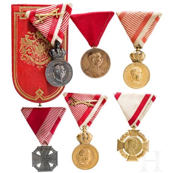 Six Austrian medals