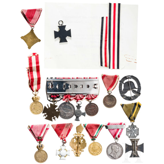 A collection of awards, mostly Austrian